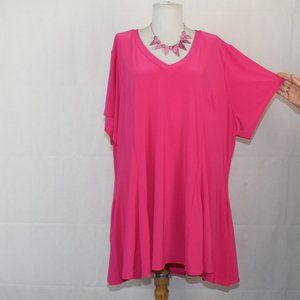 Attitudes by Renee Jersey Knit Godet Top 4X F147